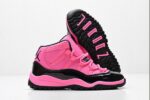 Retro Air Jordan 11 Pink Black Kids