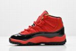 Retro Air Jordan 11 Red Black Kids