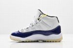 Retro Air Jordan 11 White Navy Blue Kids