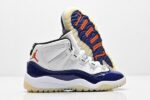 Retro Air Jordan 11 White Navy Blue Kids
