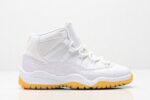 Retro Air Jordan 11 White Yellow Kids