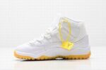 Retro Air Jordan 11 White Yellow Kids