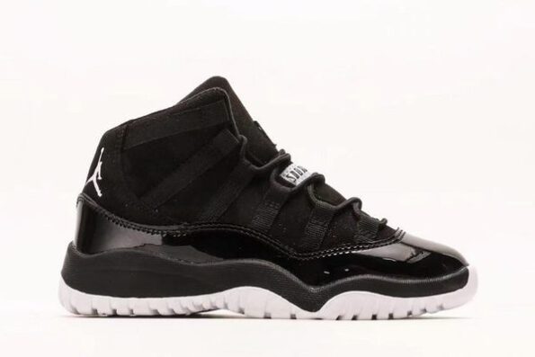 Retro Air Jordan 11 Black White Kids