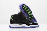 Retro Air Jordan 11 Black White Purple Kids