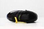 Retro Air Jordan 11 Black White Purple Kids