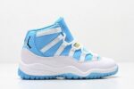 Retro Air Jordan 11 Kid White Blue Kids