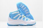 Retro Air Jordan 11 Kid White Blue Kids