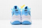 Retro Air Jordan 11 Kid White Blue Kids