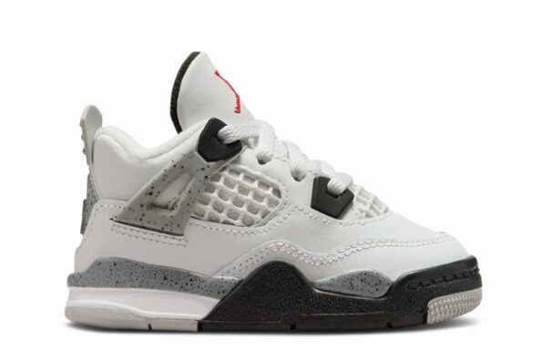 Air Jordan 4 OG TD White Cement 2025 Kids