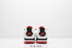 Retro Air Jordan 4 White Black Red Kids
