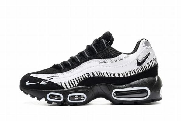 Air Max 95 Black White 2025 Men's