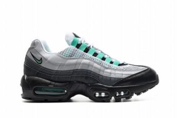 Air Max 95 Grey White Black Green 2025 Men's