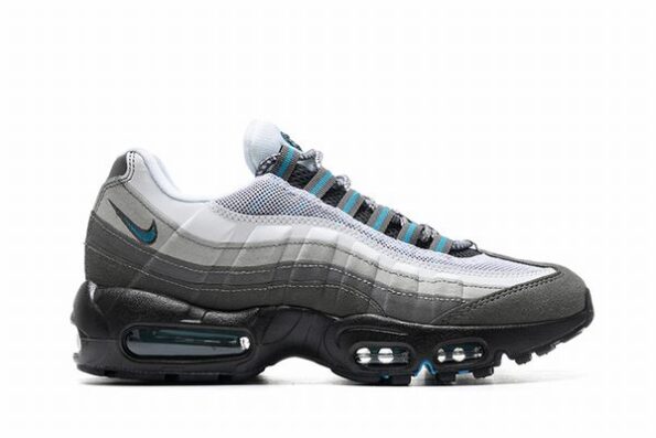 Air Max 95 Grey White Blue 2025 Men's