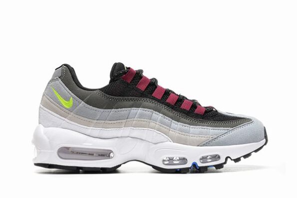 Air Max 95 Grey White Red Blue 2025 Men's