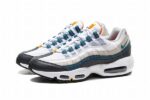 Air Max 95 White Brown Blue Black 2025 Men’s