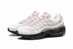 Air Max 95 White Grey Black Orange 2025 Men’s