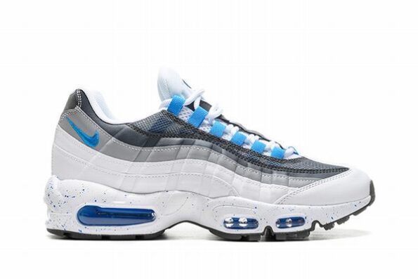 Air Max 95 White Grey Blue 2025 Men's