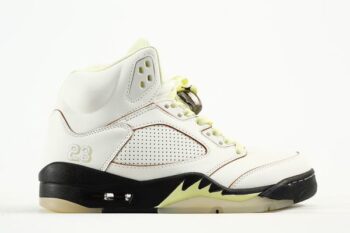 Air Jordan 5 Luminous Green And Sail Men's