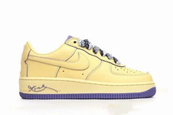 Kobe x Air Force One Low Yellow Purple Men's