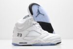 Retro Air Jordan 5 White Metallic Men’s