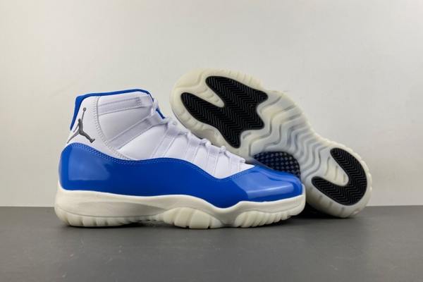 Air Jordan 11 Royal Blue Gum White--- (2)
