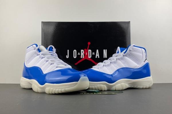 Air Jordan 11 Royal Blue Gum White--- (4)