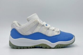 Air Jordan 11 White Blue Low Kids