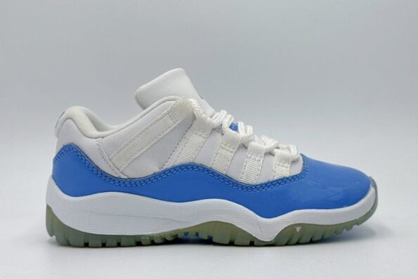 Air Jordan 11 White Blue Low Kids