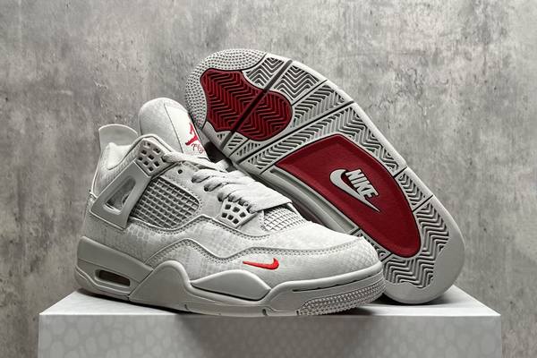 Nigel Sylvester x Air Jordan 4 Grey Mamba Red--- (2)