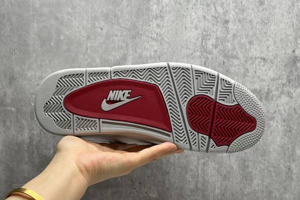 Nigel Sylvester x Air Jordan 4 Grey Mamba Red--- (6)