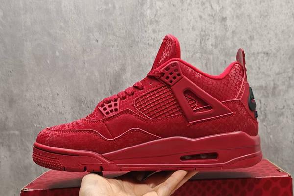 Nigel Sylvester x Air Jordan 4 Red Mamba--- (2)