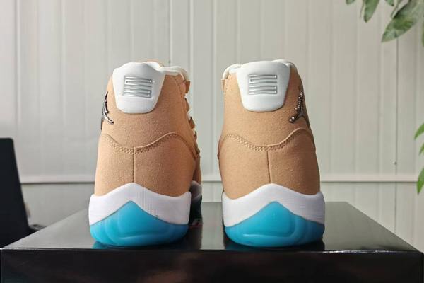 Air Jordan 11 Wheat White Jade--- (4)
