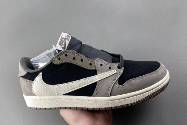 Travis Scott x Air Jordan 1 Low Black Grey White Men's Travis Scott x Air Jordan 1 Low Black Grey White Men's