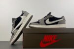 Travis Scott x Air Jordan 1 Low Black Grey White Men’s
