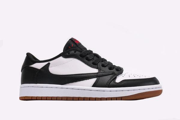 Travis Scott x Air Jordan 1 Low White Black Brown Red Men's Travis Scott x Air Jordan 1 Low White Black Brown Red Men's
