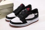 Travis Scott x Air Jordan 1 Low White Black Brown Red Men’s