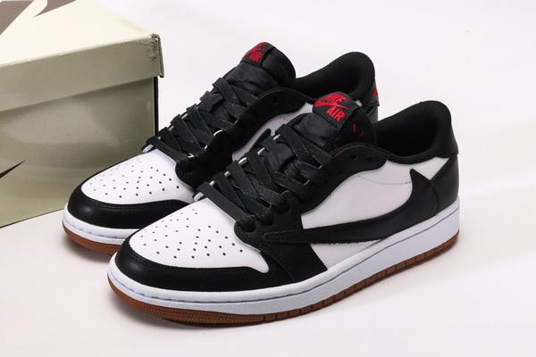 Travis Scott x Air Jordan 1 White Black Brown Red--- (4)