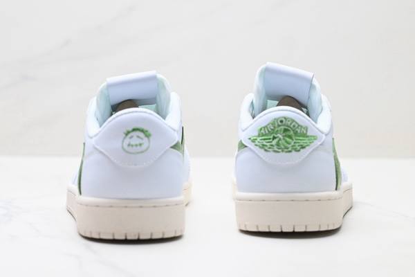 Travis Scott x Jordan Air Jordan 1 Low White Green--- (5)