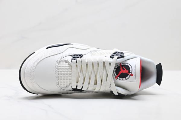 Air Jordan 4 Flight UB Sail Black-University Red--- (4)