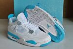 Air Jordan 4 White Ice Blue— (1)