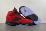 Retro Air Jordan 5 Red Suede Men’s