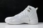 Retro Air Jordan 12 White Silver Men’s