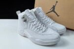 Retro Air Jordan 12 White Silver Men’s