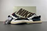 Travis Scott x Air Jordan 1 Black White Dark Blue Men’s