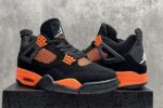Air Jordan 4 Black Orange for cheap