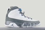 Air Jordan 9 White French Blue-Flint Grey Men's