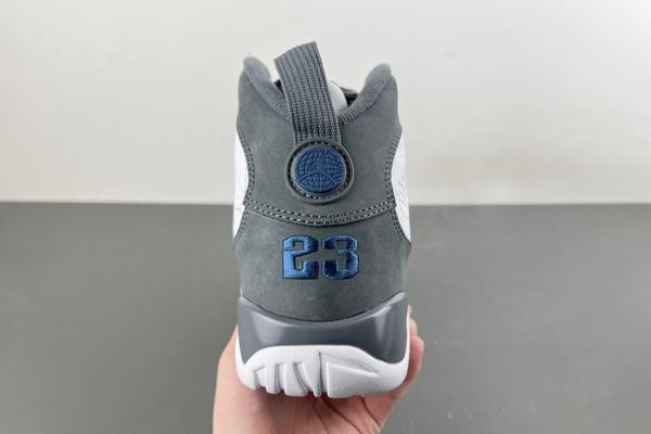 Air Jordan 9 White French Blue-Flint Grey--- (6)