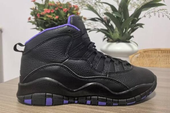 Air Jordan 10 Black Purple Men's