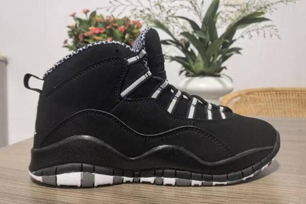 Air Jordan 10 Black White Men's