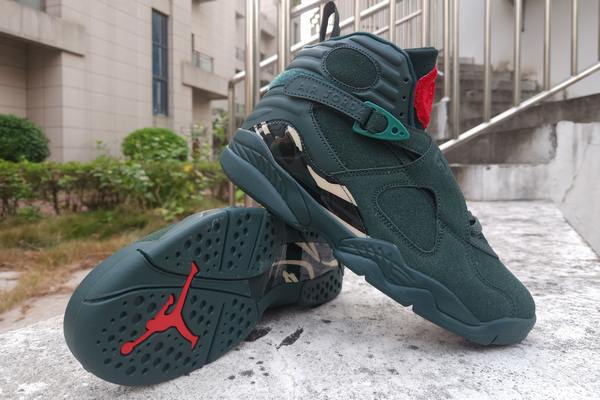 Retro Air Jordan 8 Dark Green Red--- (4)